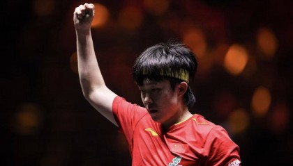 王楚钦:对阵张禹珍赛前有些犯嘀咕 关键时刻赢在出手更坚定