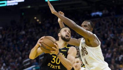 库里低效11分加兰25+8 骑士三疯局赛季双杀勇士