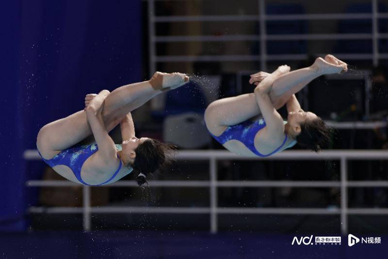 全红婵复出!携搭档一路领先助广东队摘十五运会跳水女团金牌