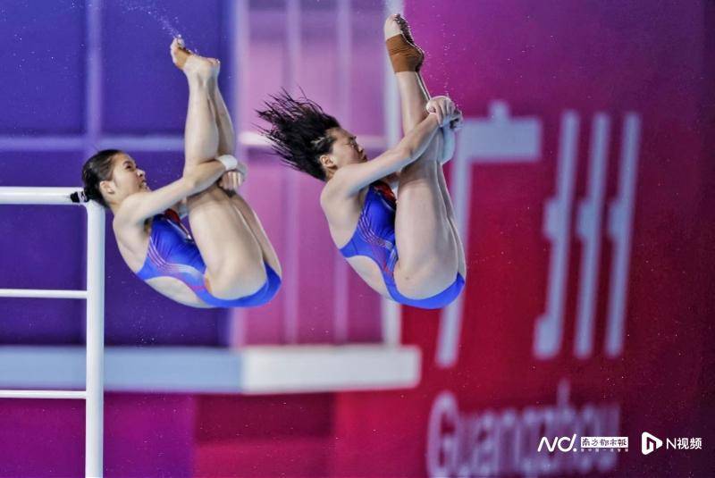 全红婵复出!携搭档一路领先助广东队摘十五运会跳水女团金牌