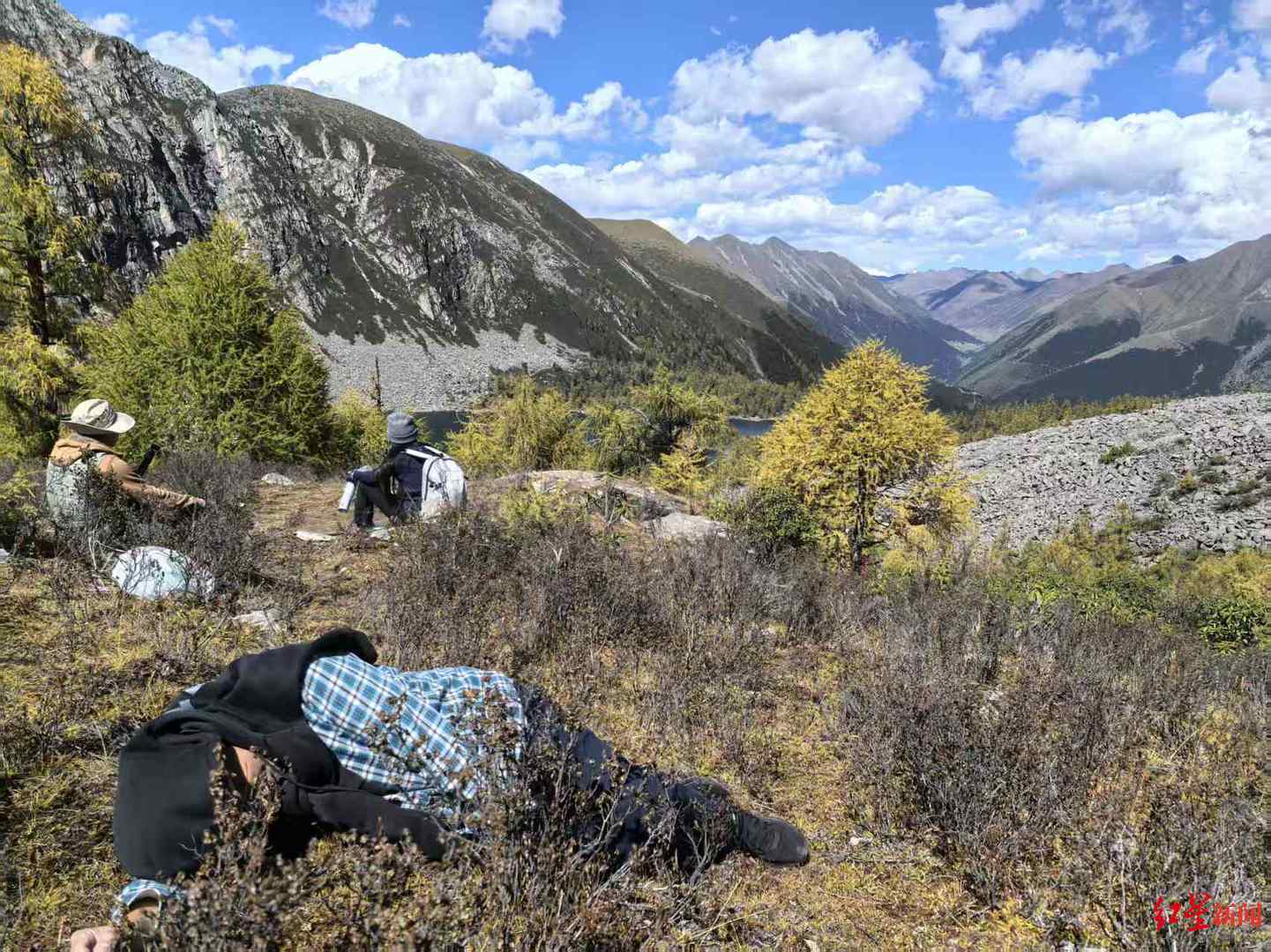 川西登山徒步乱象调查①丨重走党岭高反女孩徒步路线：山高路险！有团队未带食物，报警多是迷路